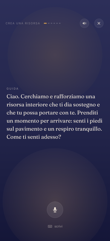 La sessione guidata